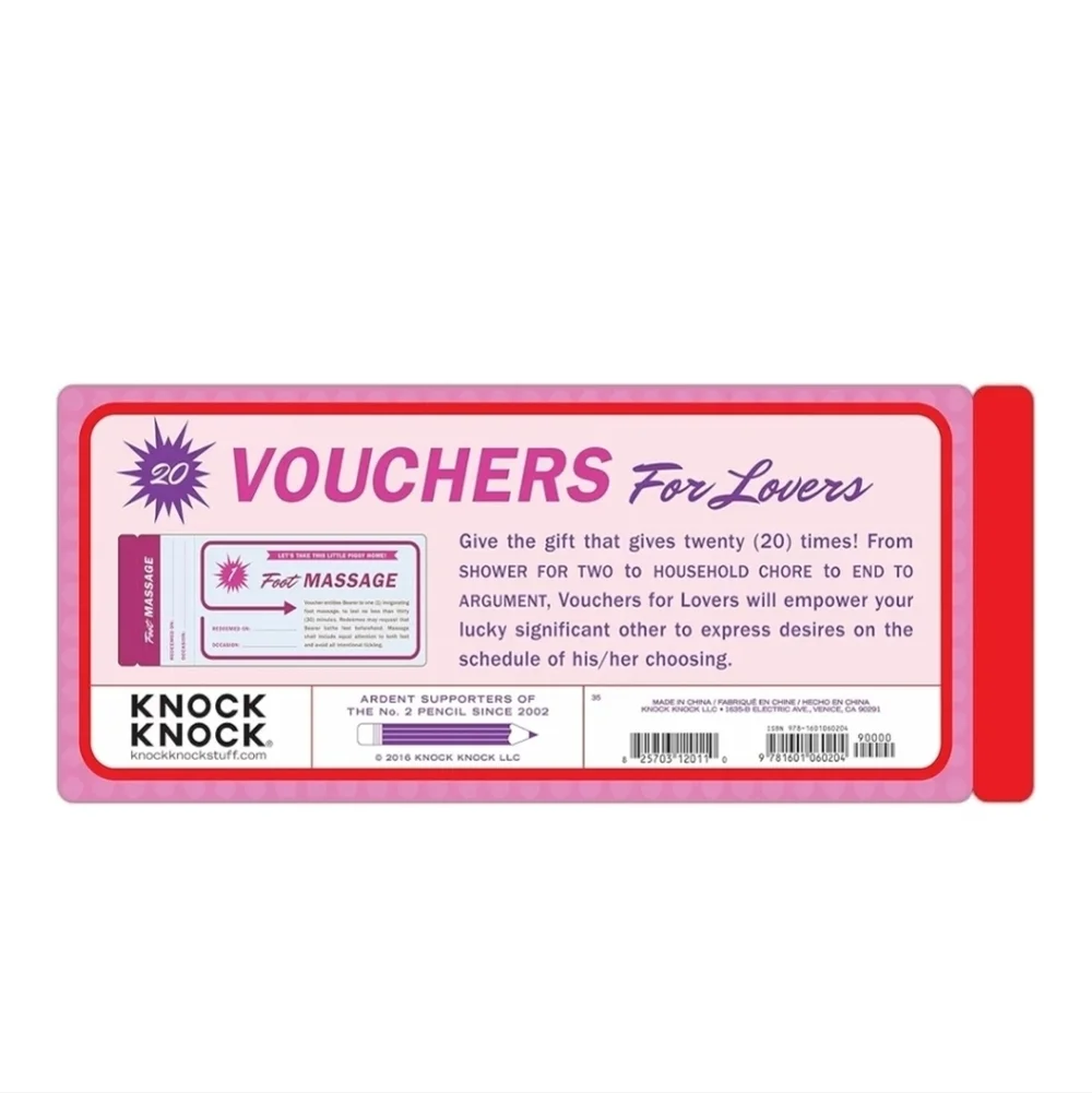 💚5/$25 New For Lovers Fun Gift Coupons Voucher Book Novelty Sexy Anniversary